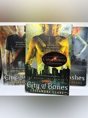 The Mortal Instruments book1,2 &3 city of bones,ashes &glass by Cassandra clare